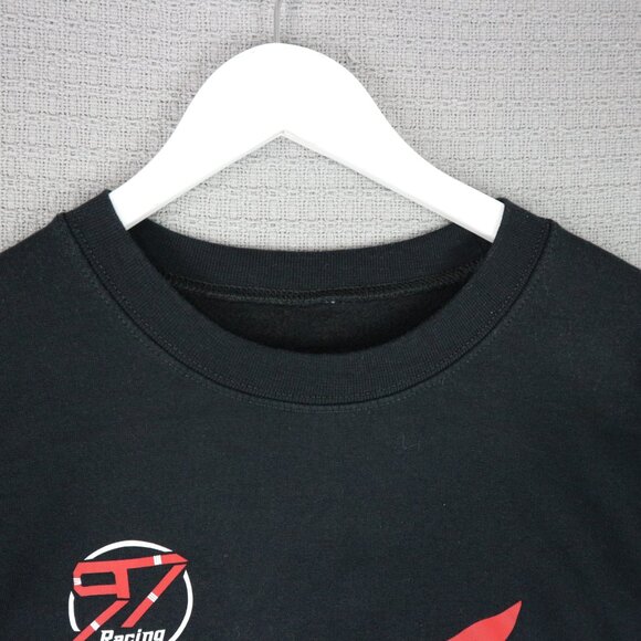 Honda Racing Sponsored Crewneck Cotton Top Mens 97 Racing - Picture 4 of 5